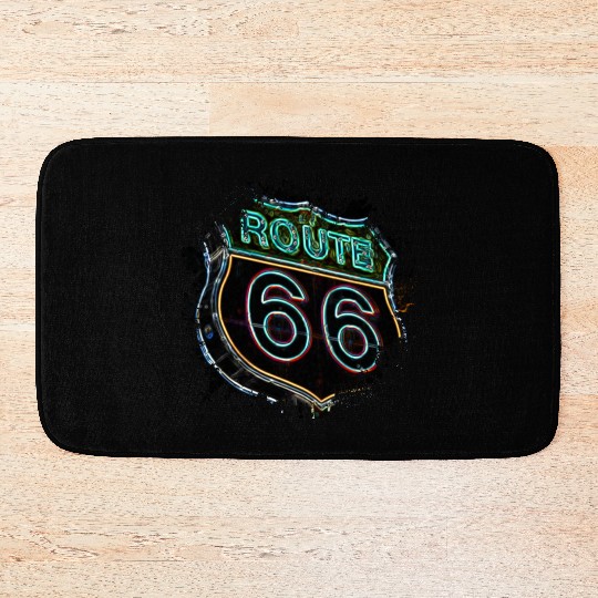 Route 66 Bath Mats
