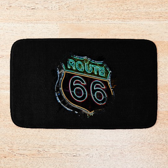 Route 66 Bath Mats