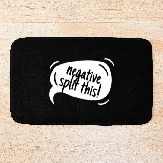 High School Running Bath Mats, Negative Split, Unise