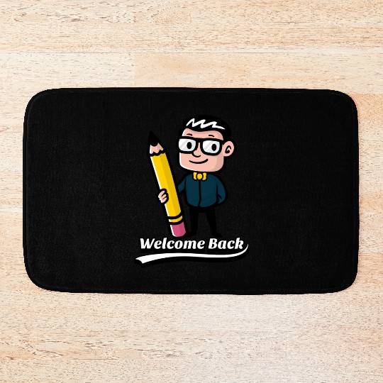 Welcome Back To School Bath Mats