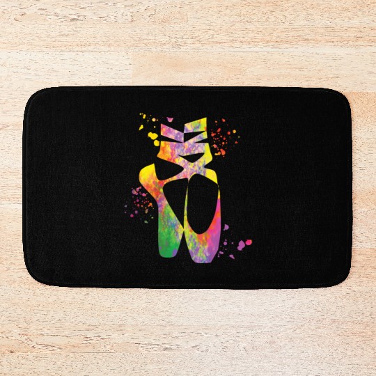 Ballet Shoes Dancer Woman Ballerina Bath Mats