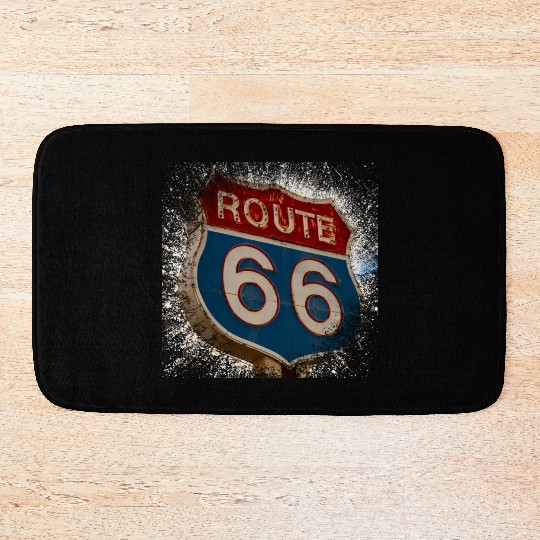 Route 66 Bath Mats