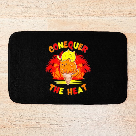 Cat Lover Summer Bath Mats