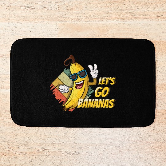 Cool Funny Banana Meme Let Us Go Banana Bath Mats