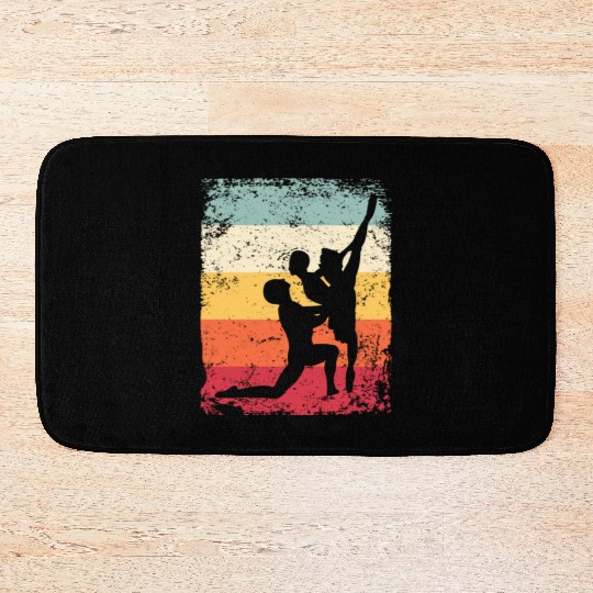 Ballet Dance Couple Vintage Ballerina Bath Mats