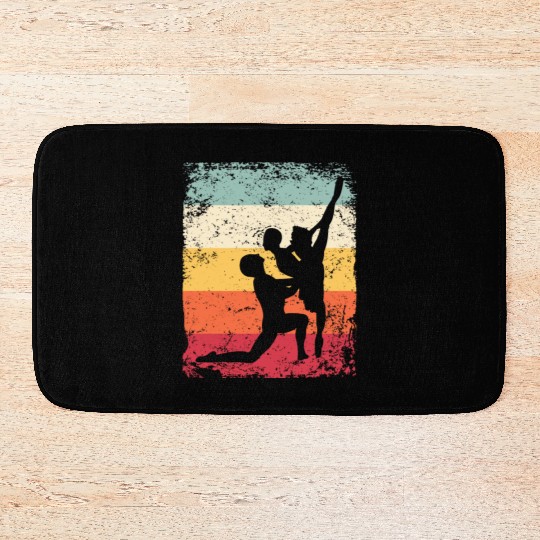 Ballet Dance Couple Vintage Ballerina Bath Mats