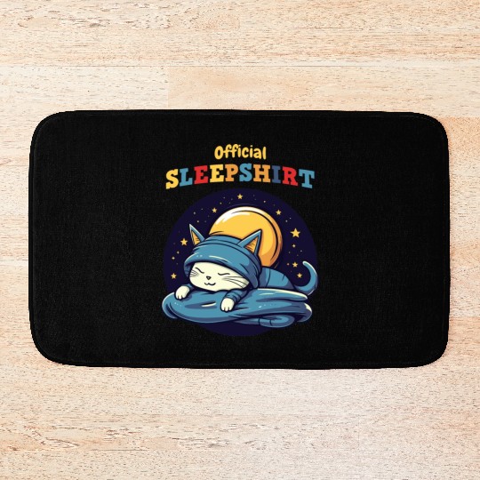 Official Sleepshirt Cat Bath Mats