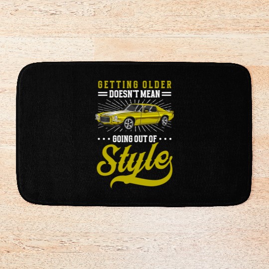 Classic Car Classic Old School Old Bath Mats