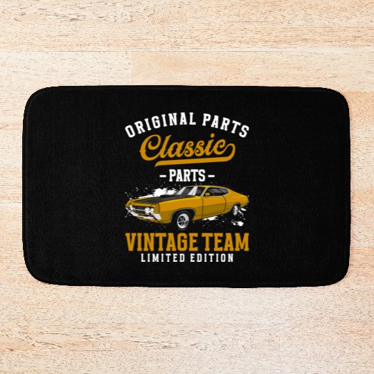 Classic Car Muscle Car Driver Bath Mats