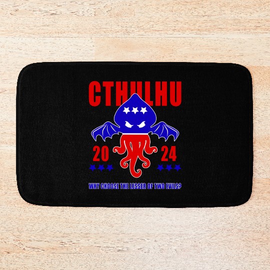 Cthulhu For President Bath Mats