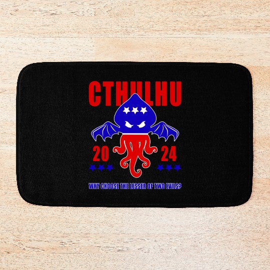 Cthulhu For President Bath Mats