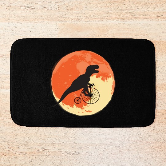 T Rex On The Road Trip Through The World Bath Mats