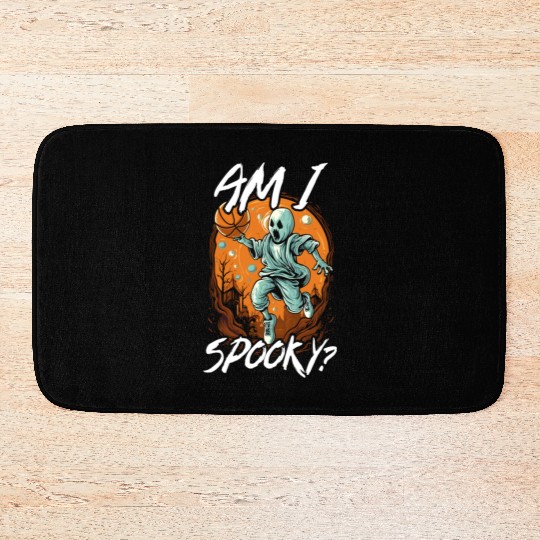 Basketball Halloween Trick Or Treat Spooky Baller Bath Mats