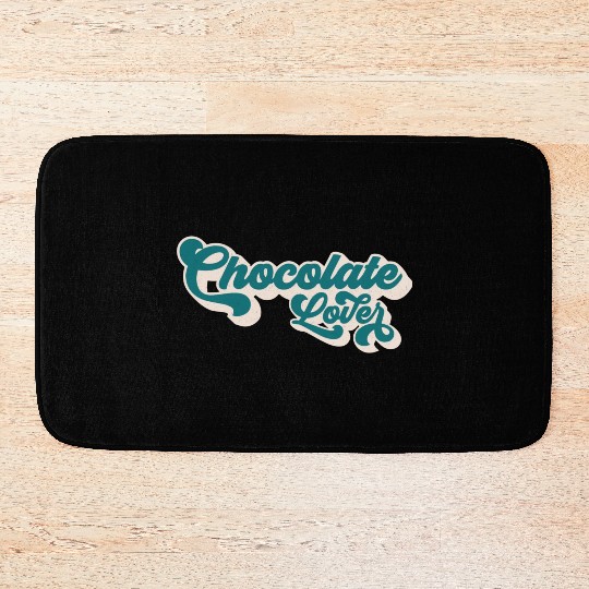 Chocolate Lover Retro Vintage Bath Mats