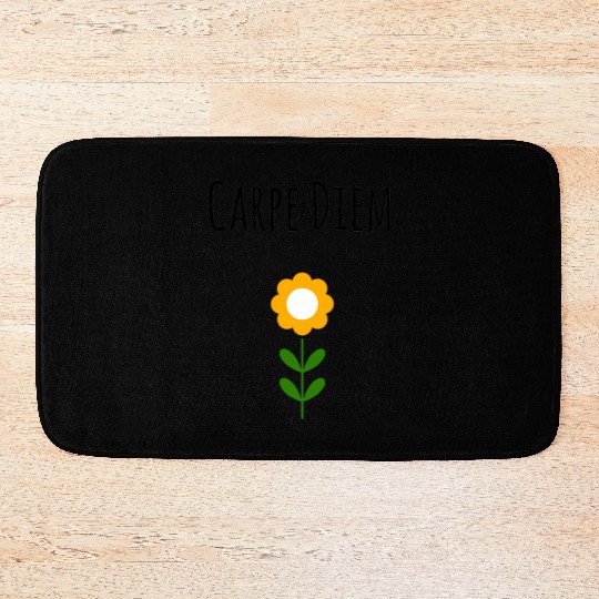 Carpe Diem Inspirational Bath Mats
