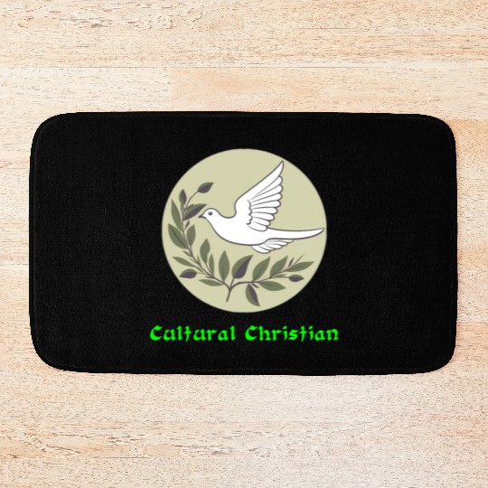 Cultural Christian Dove Of Peace Bath Mats