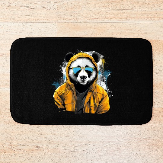 Street Style Giant Panda | Panda Lovers Bath Mats