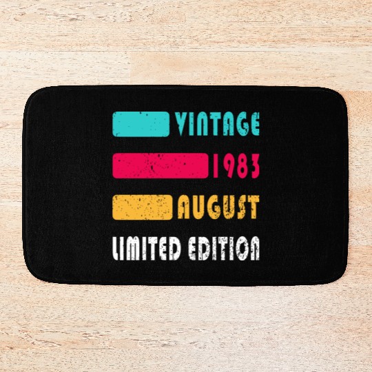 august 1983 Anniversary august 1983 august Bath Mats