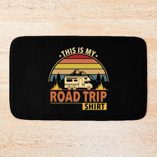 This Is My Road Trip Bath Mats - Camper Gift Bath Mats