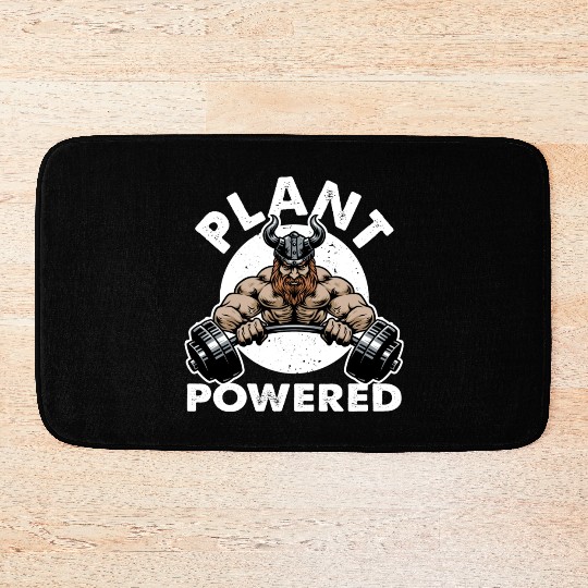Gym Vegan Plant Powered Workout Bath Mats