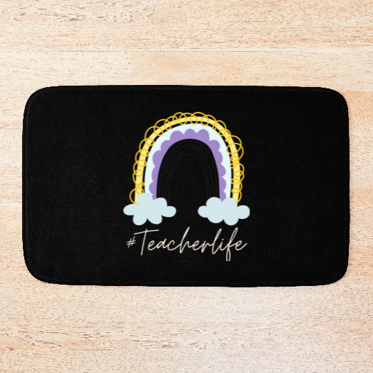 Teacher Life Kindergarten Teacher Appreciation Bath Mats