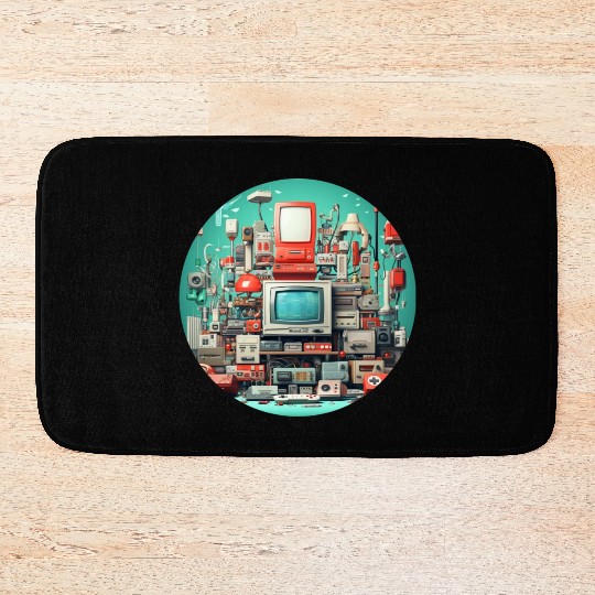 Retro Gaming Magic: Unleash the 8-Bit Nostalgia! Bath Mats