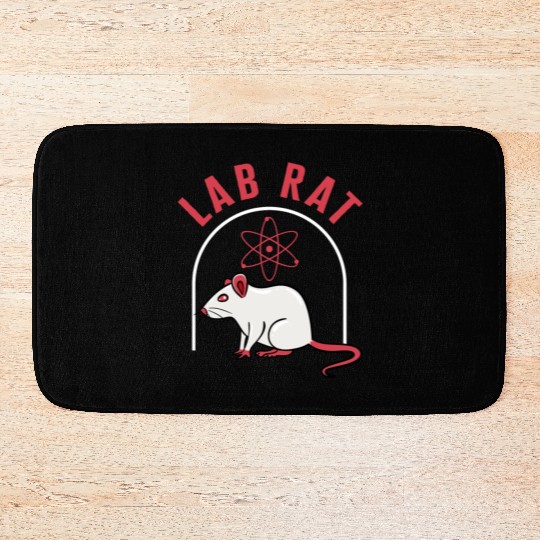 Science Bath Mats, Lab Rat Bath Mats, Medicine Medical