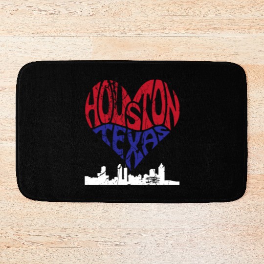 Houston Texas Pride Embrace the Spirit Bath Mats