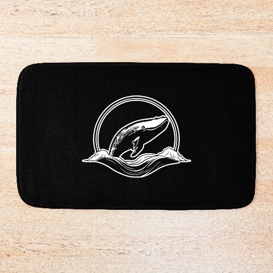 Whale Ocean Marine Bath Mats