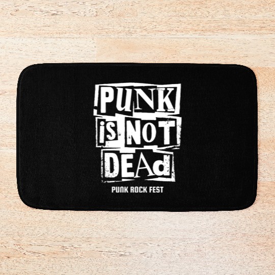 punk rock music dead Bath Mats