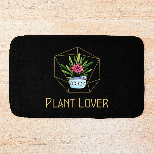Plant Lover Fancy Houseplant Bath Mats
