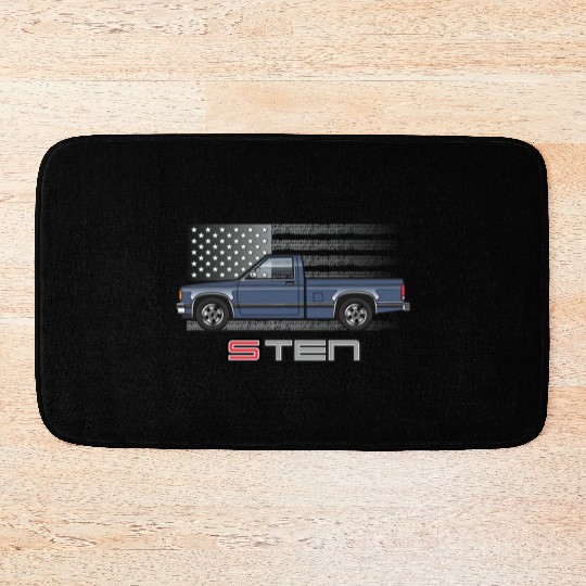 Usa Blue Grey Bath Mats