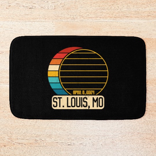 Total Solar Eclipse Missouri St. Louis EclipseSt. Bath Mats
