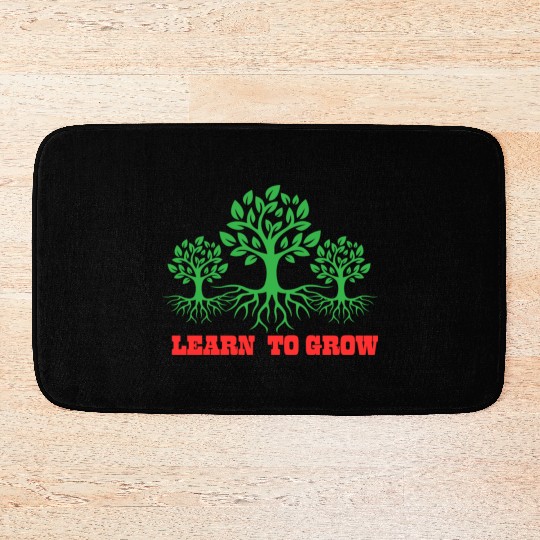 Growth Tree Inspirational Design Bath Mats