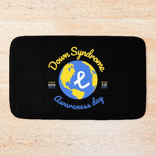 World Down Syndrome Awareness Day Bath Mats