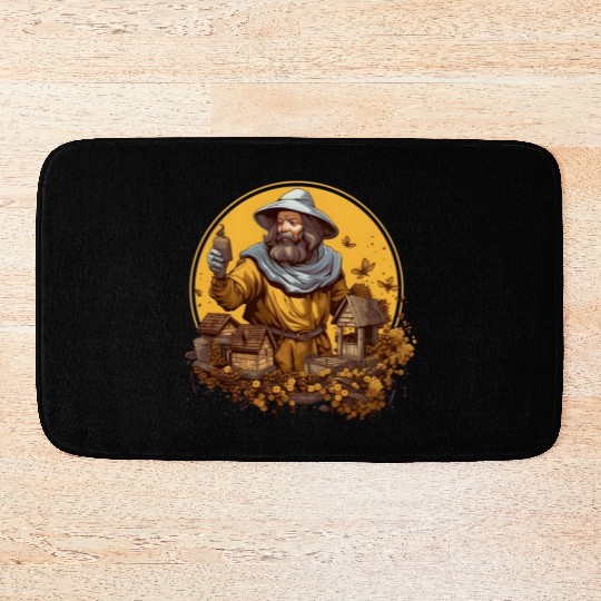 Beekeeping in the Ages - Medieval Tale Bath Mats