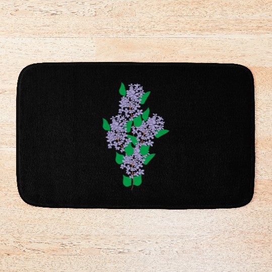 Lilac Flower T ShirtLilac Bath Mats by Alekvik