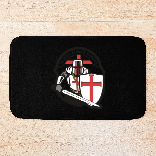 Crusader 'in Hoc Signo Vinces ' Knights Templar Bath Mats