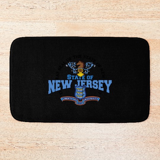 State of New Jersey Bath Mats