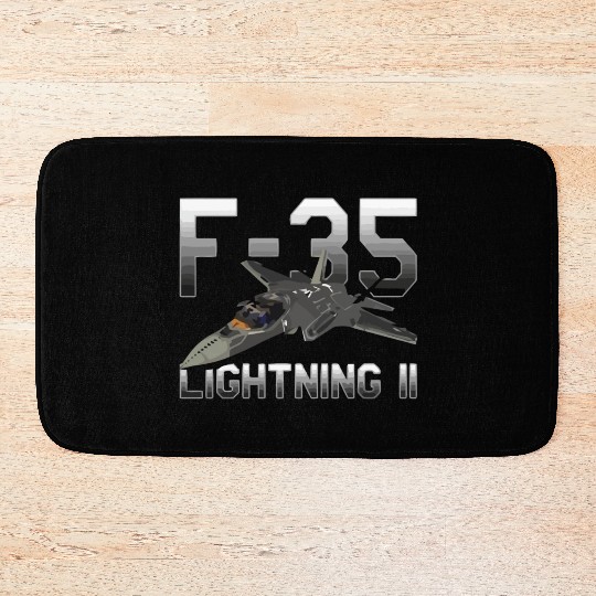 F 35 Lightning II Bath Mats