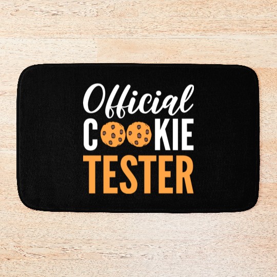 Official Cookie Tester Chef or Baker Gift Bath Mats