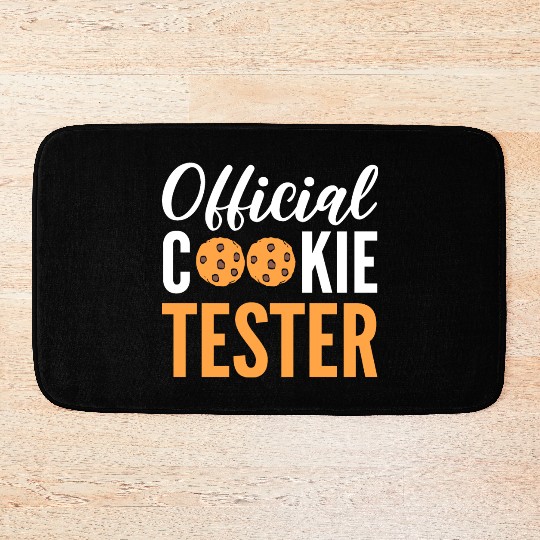 Official Cookie Tester Chef or Baker Gift Bath Mats