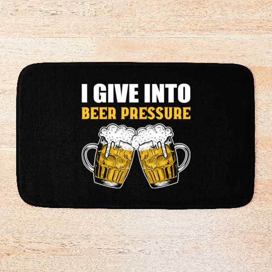 Beer Pressure Barkeeper and Bartender Gift Bath Mats