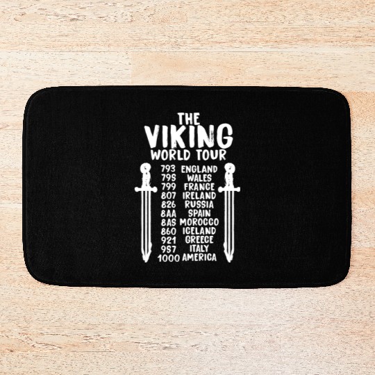 The Viking World Tour Bath Mats
