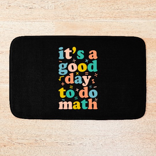 Its A Good Day To Do Math 100 Days Bath Mats