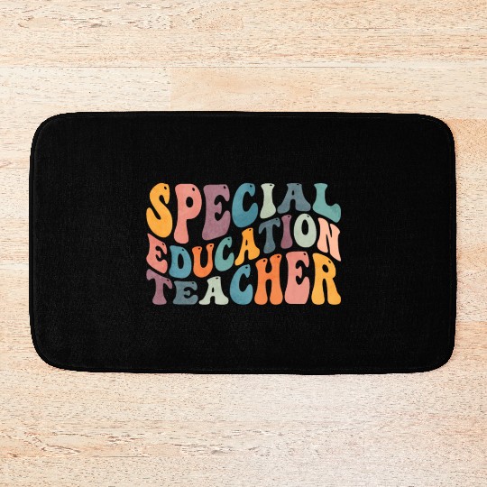 Groovy Special Education Teacher SPED Bath Mats