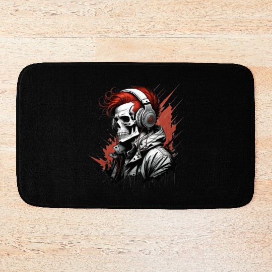 Rebirth of Beats: A Melodic Resurgence in Crimson Bath Mats