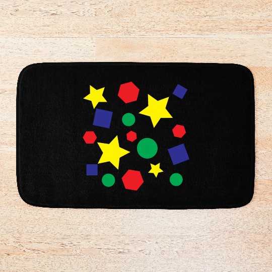 Bath Mats Includes patterns multi-colored