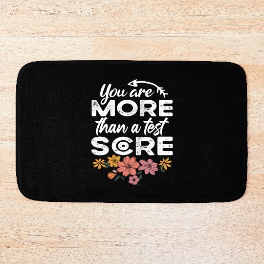 Teacher Appreciation Floral Gift Idea Bath Mats
