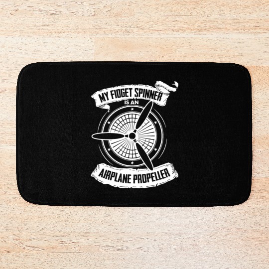 Airplaner Propeller Bath Mats